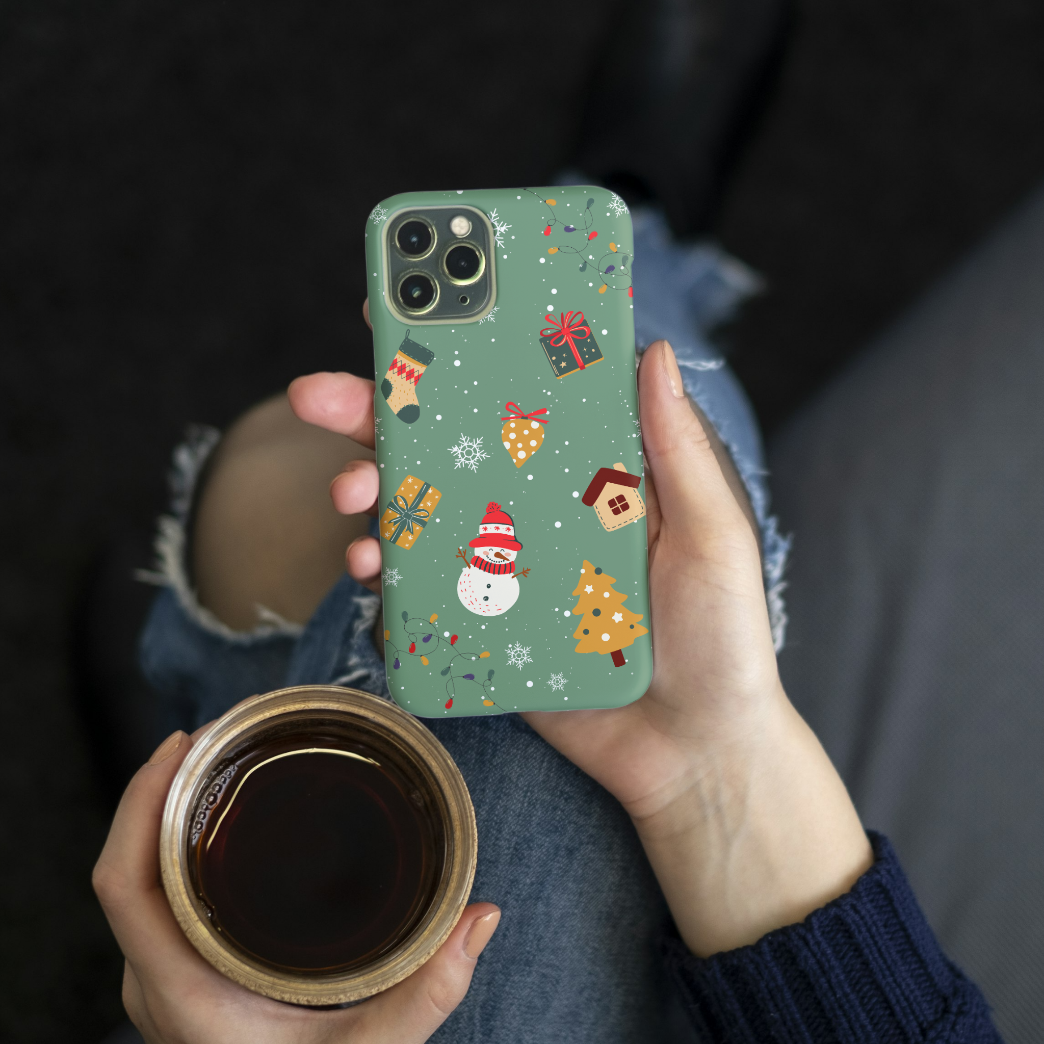 Frosty Presents iPhone Case